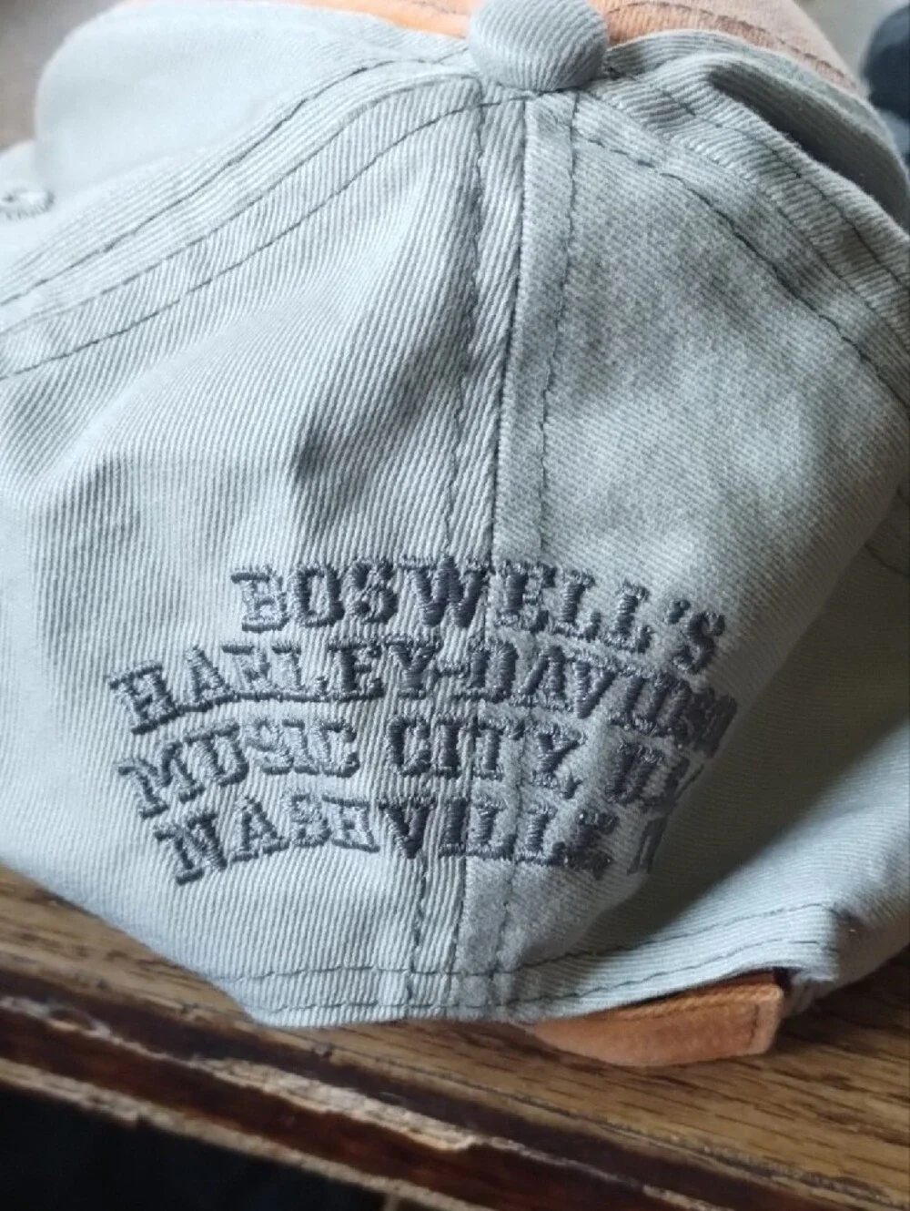 Genuine  Harley Davidson Embellished Two-Tone Baseball Cap